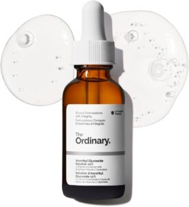 The Ordinary Ascorbyl Glucoside Solution 12%, Vitamin C Serum for Even Skin Tone and Antioxidant Protection, 1 Fl Oz